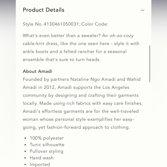 Anthro Amadi Leah Cable Knit Sweater Dress - Picture 8 of 8